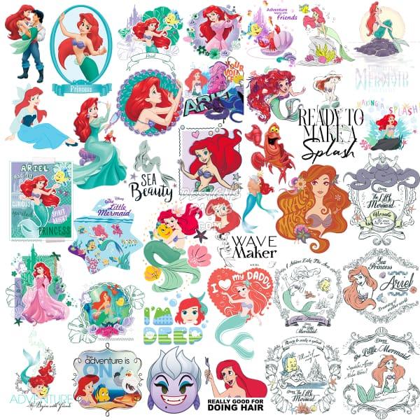 53 Cartoon Movie Designs Bundle PNG designspacks