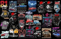 Load image into Gallery viewer, 53 JDM Cars Designs Bundle PNG pack 4
