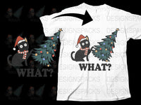 Cute Raccoon Christmas T-Shirt, Funny Holiday Tee, Graphic Winter Shirt, Xmas Tree and Gifts Top