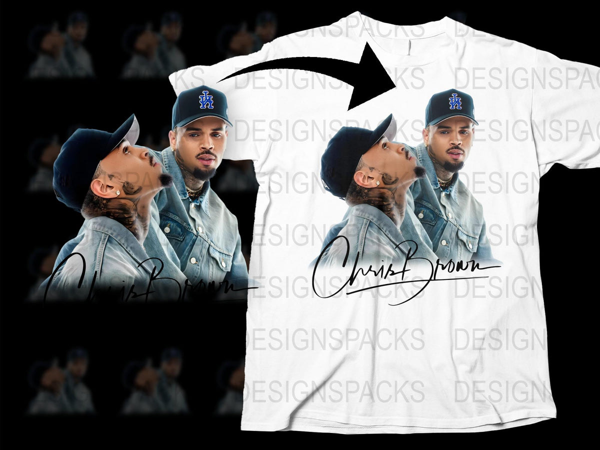 Chris Brown Graphic T-Shirt, Hip Hop Artist Printed Tee, Men's Fashion Top, Casual Streetwear Shirt, Urban Music Apparel, Unique Gift Idea