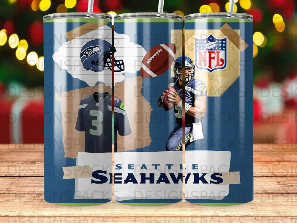 Seattle Seahawks NFL Football Player Helmet Tumbler product type