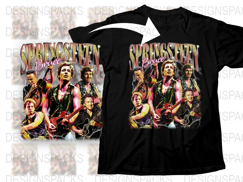 Vintage Rock Band Graphic T-Shirt, Classic Music Concert Tee, Retro Style Black Shirt, Collector's Item