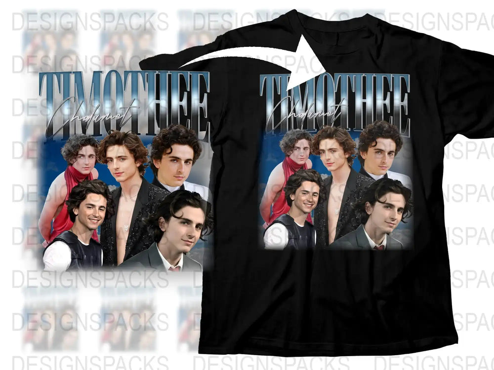 Timothy Chalamet Fan T-Shirt, Movie Star Graphic Tee, Collector's Edition, Trendy Celebrity Shirt