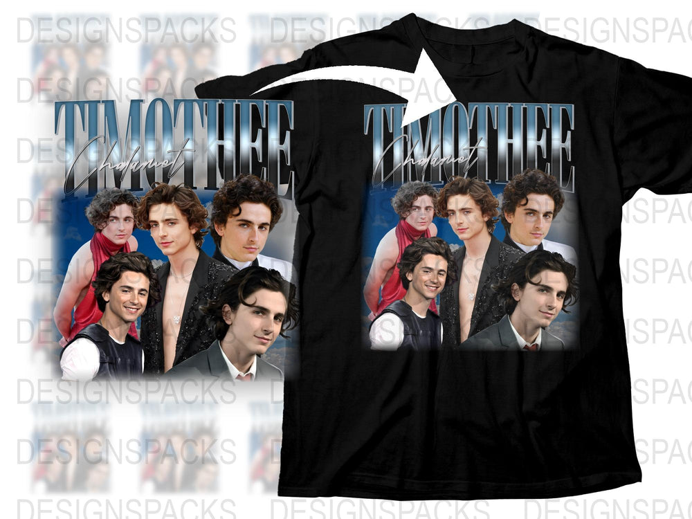 Timothy Chalamet Fan T-Shirt, Movie Star Graphic Tee, Collector's Edition, Trendy Celebrity Shirt