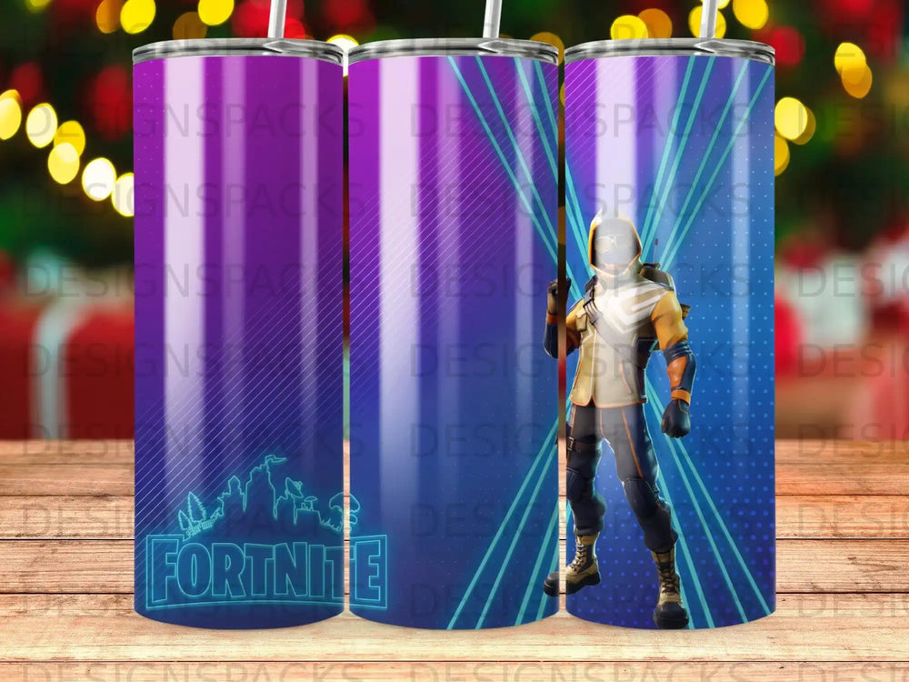 Fortnite Character Purple Blue Gaming Design product type