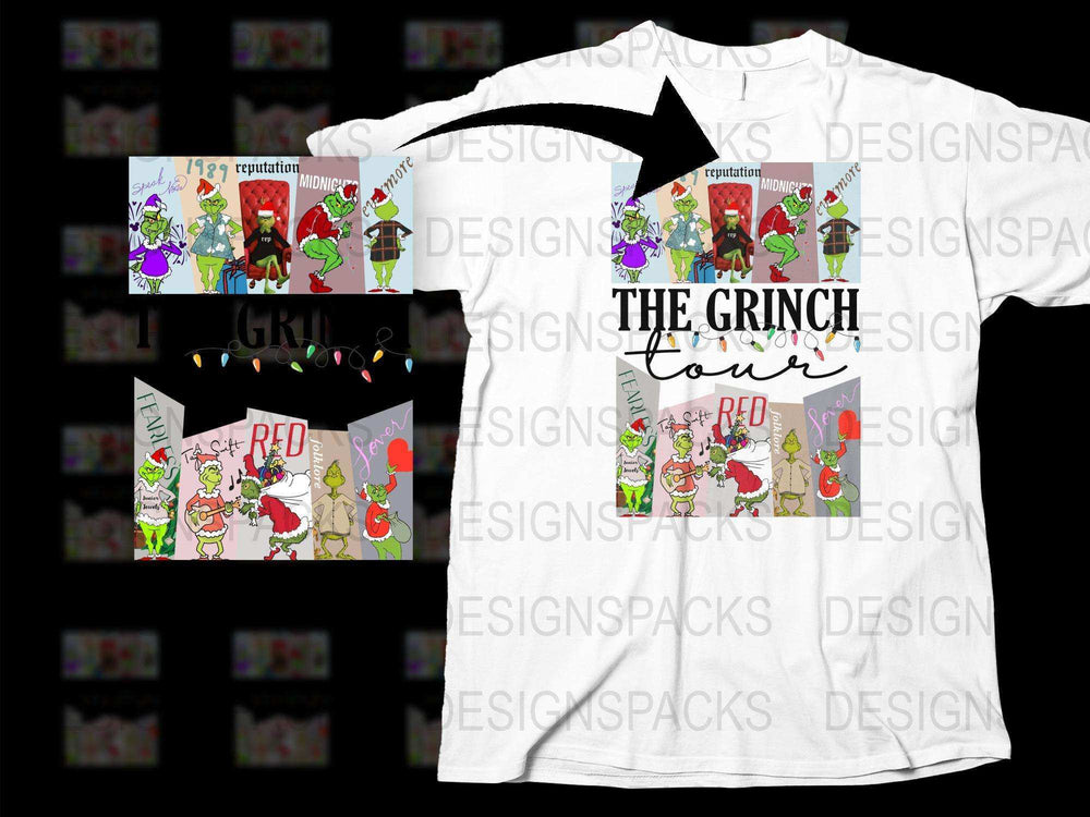 Grinch Lover Christmas T-Shirt, Festive Red Holiday Tee, Funny Cartoon Graphic Swag, Unisex Clothing Gift Idea