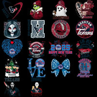 Load image into Gallery viewer, 54 Houston Texans V2 Football Designs Bundle PNG
