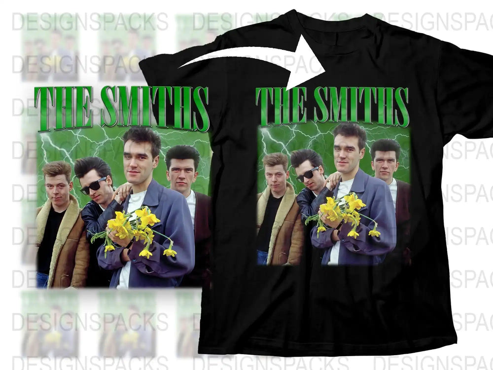The Smiths Band Vintage T-Shirt, Classic Rock Tee, Retro Music Fan Apparel, 1980s Pop Culture Merchandise