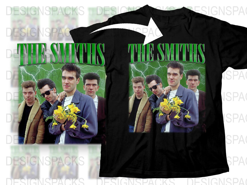 The Smiths Band Vintage T-Shirt, Classic Rock Tee, Retro Music Fan Apparel, 1980s Pop Culture Merchandise