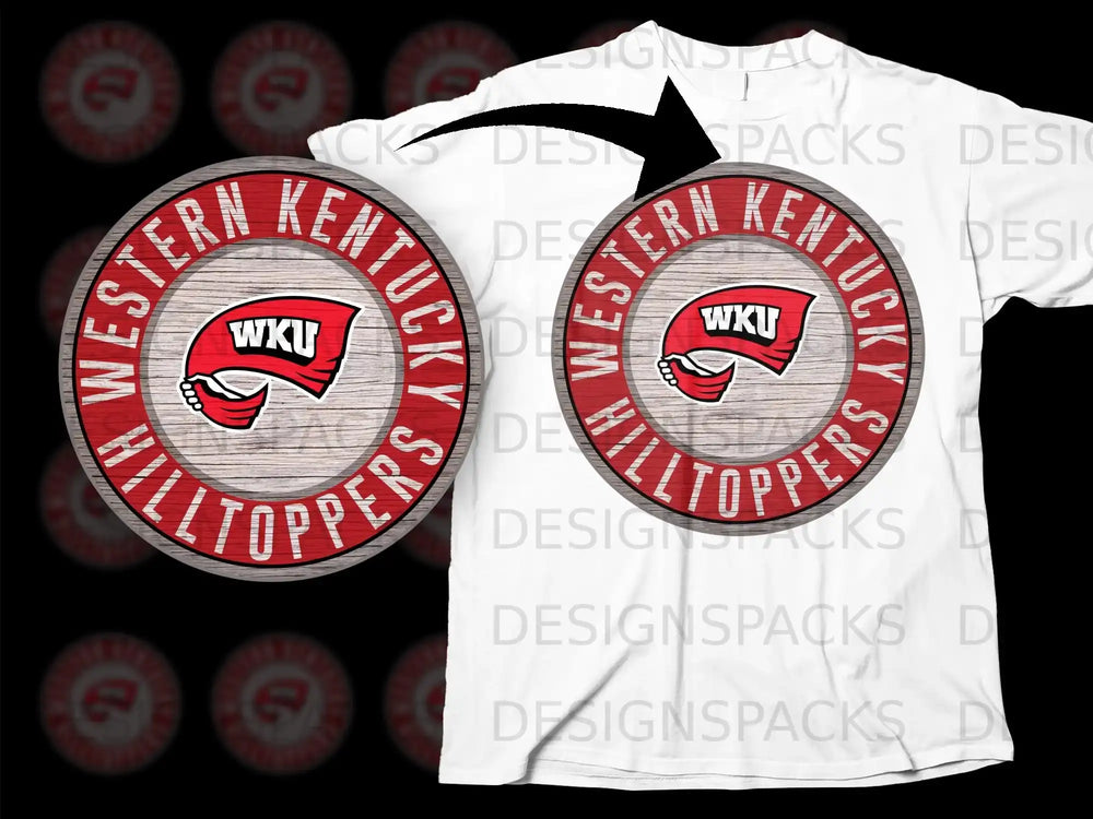 Western Kentucky Hilltoppers WKU T-Shirt with Logo design