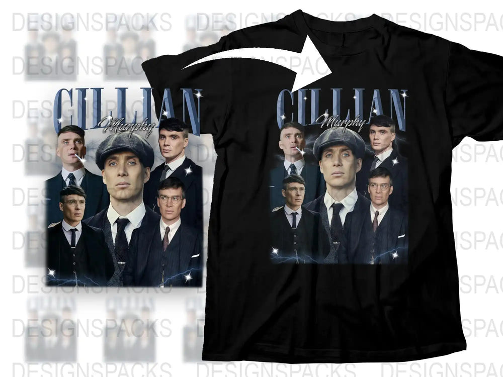 Celebrity Graphic T-Shirt, Vintage Style Movie Star Collage, Classic Film Actor Print, Unisex Black Tee, Unique Gift Idea