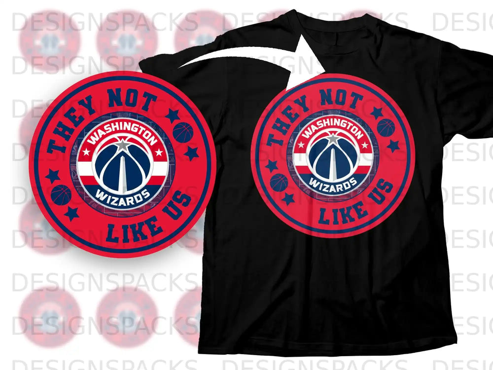 They Not Like Us Washington Wizards Shirt