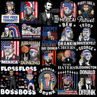 Load image into Gallery viewer, 55 4th of July Politics Designs Bundle PNG designspacks
