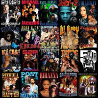 Load image into Gallery viewer, 55 Music Hip Hop Designs Bundle PNG designspacks
