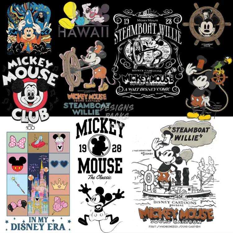 55 Mouse Cartoon Designs Bundle Png