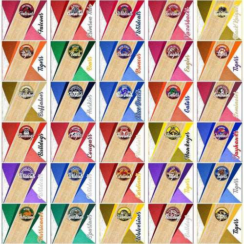 55 NCAA College Sports BB Court Wrap Tumbler Wrap Bundle JPG
