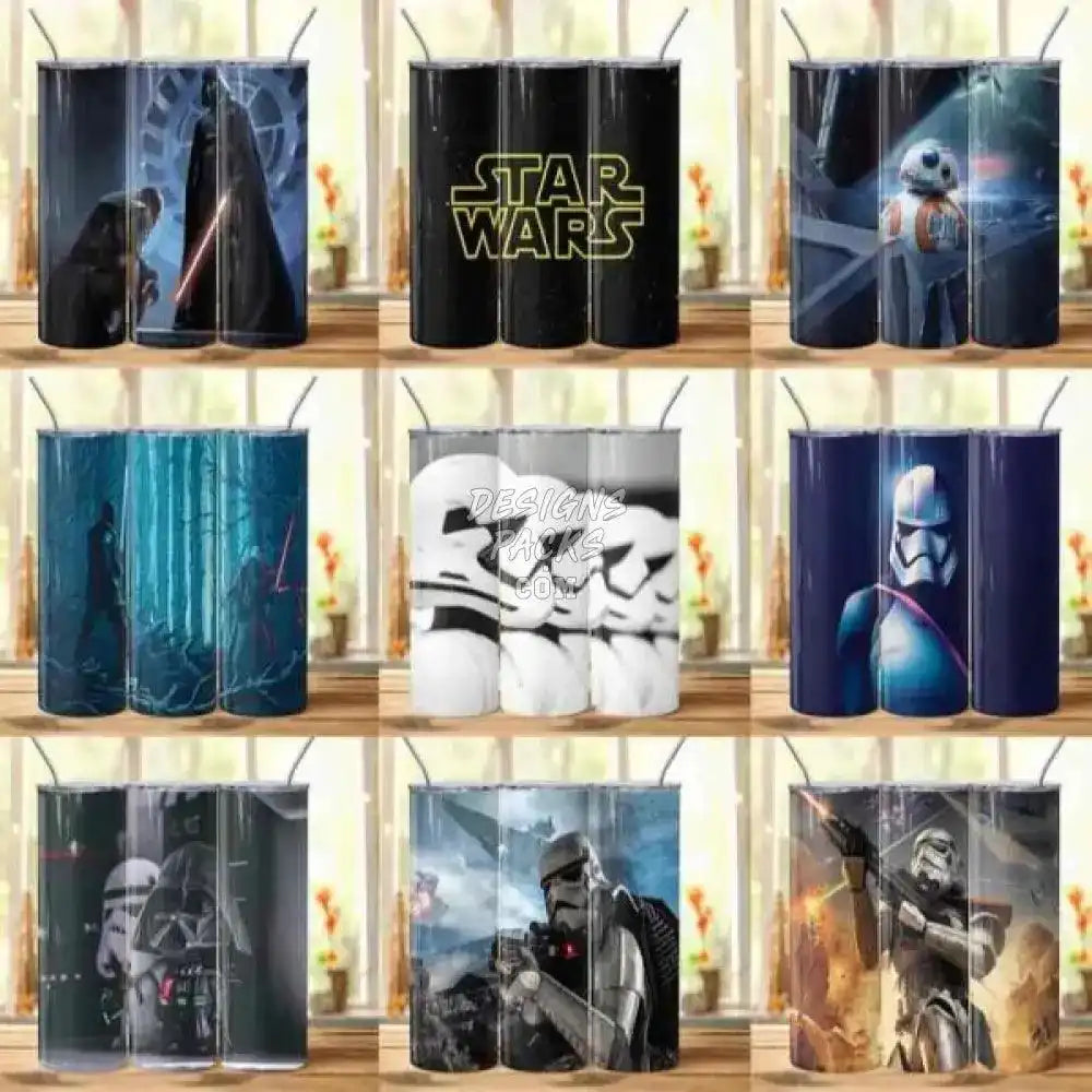 55 Space Series Tumbler Wrap Bundle Png