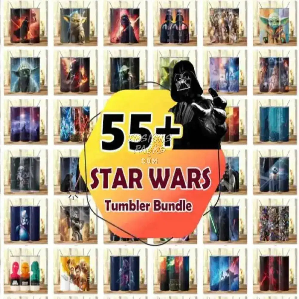 55 Space Series Tumbler Wrap Bundle Png
