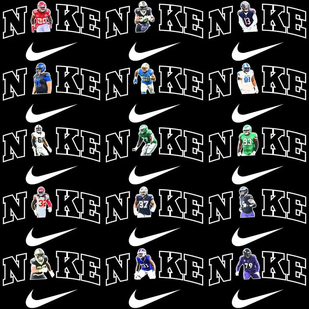 55 Swoosh Players Football Teams Designs Bundle PNG