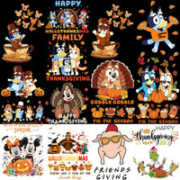 Load image into Gallery viewer, 55 Thanksgiving Mix Cartoon Fall V2 Designs Bundle PNG
