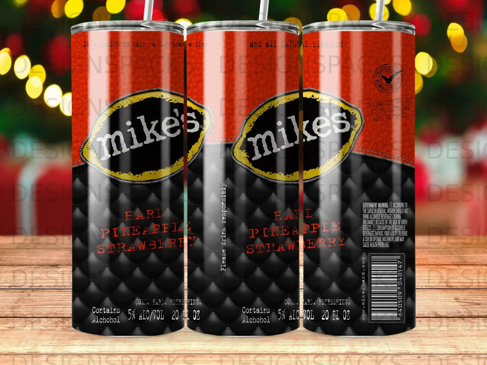 Mike's Hard Pineapple Strawberry malt beverage cans, 5% ABV.