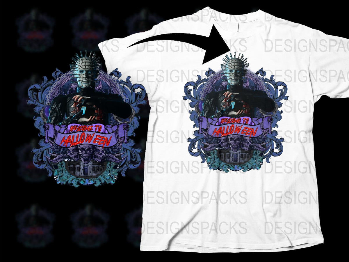 Halloween Horror Zombie King Graphic T-Shirt, Spooky Monster Tee, Unisex Casual Wear, Gift Idea