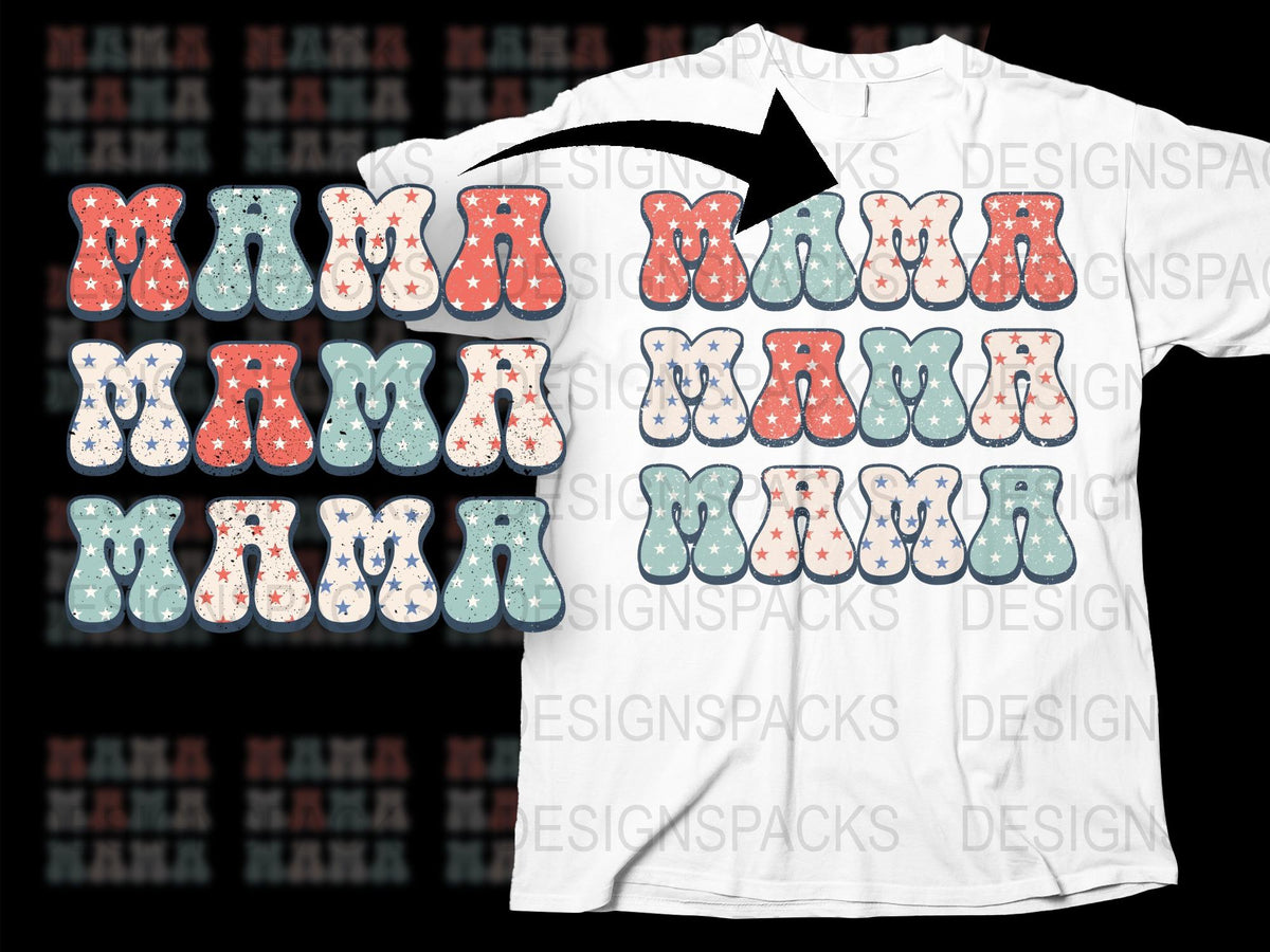 Mama Bear T-Shirt, Floral Pattern Letters, Women's Fashion Tee, Gift for Mom, Mother's Day Special, Casual Wear