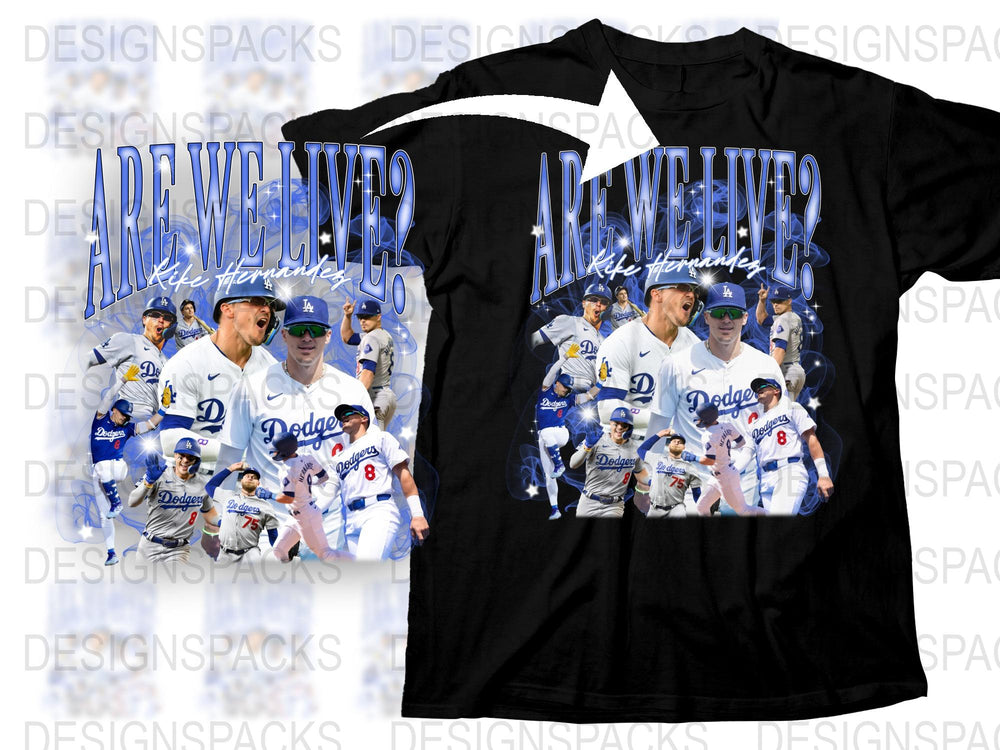 Dodgers Inspired T-Shirt, Graphic Collage Design, Baseball Fan Apparel, Trendy Sports Tee
