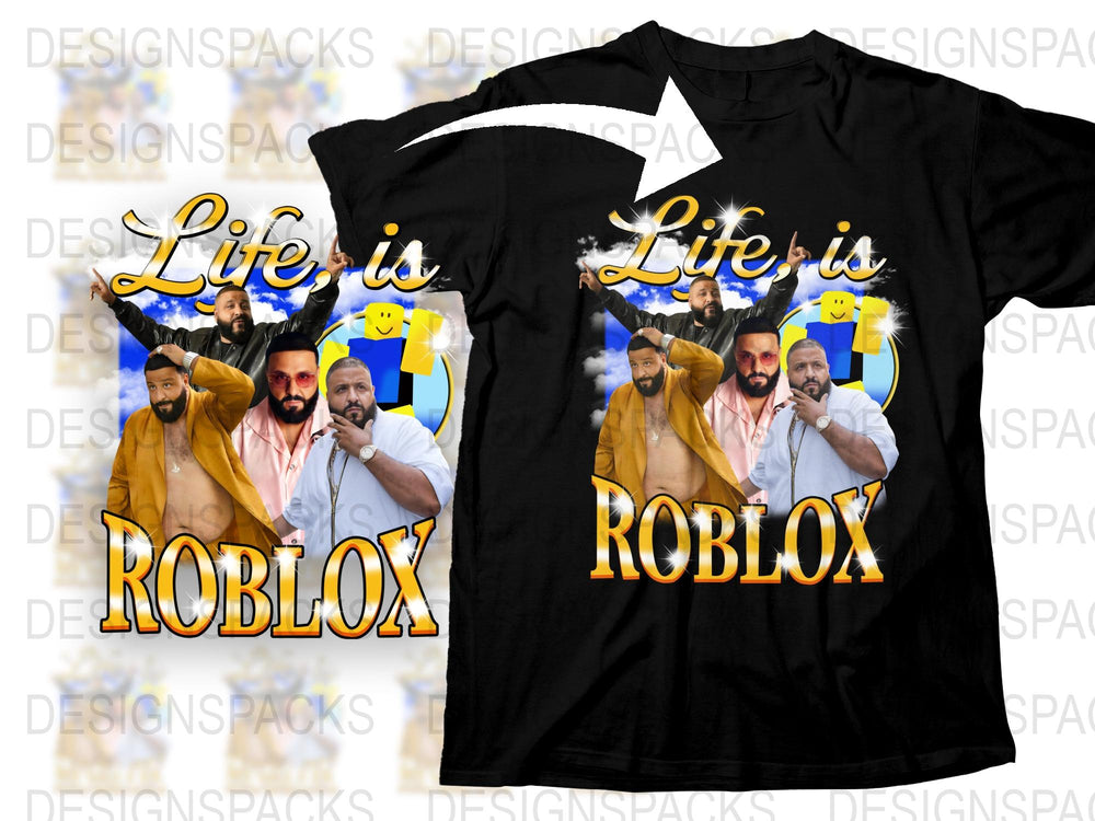 Life is Roblox T-Shirt, Fun Meme Gaming Tee, Gift for Gamers, Adult and Youth Sizes Available