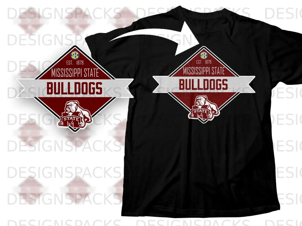 Mississippi State Bulldogs SEC EST 1878 T-Shirt