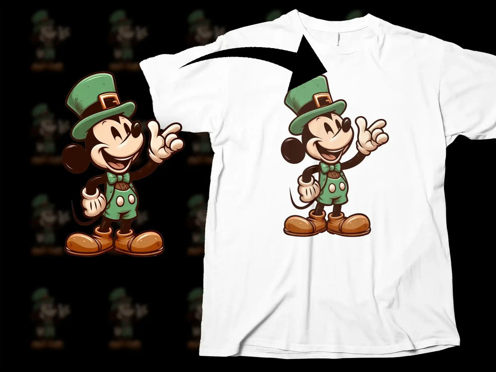 Happy Leprechaun Mouse St Patricks Day Festive product type