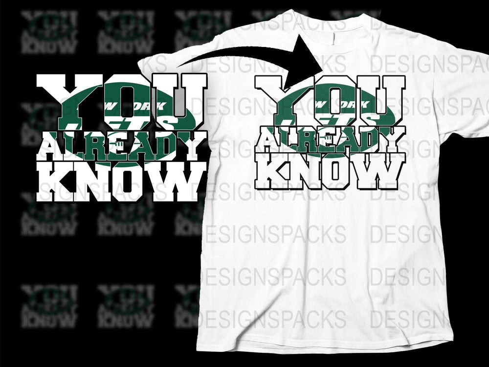 You Already Know Graphic T-Shirt, Urban Streetwear, Bold Typography, White Tee, Casual Fashion, Trendy Design, Unisex Top