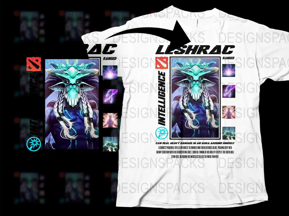 Unique Alien Graphic T-Shirt, Cool Astral Creature Design, Men's Stylish Sci-Fi Tee, White Shirt with Colorful Prints