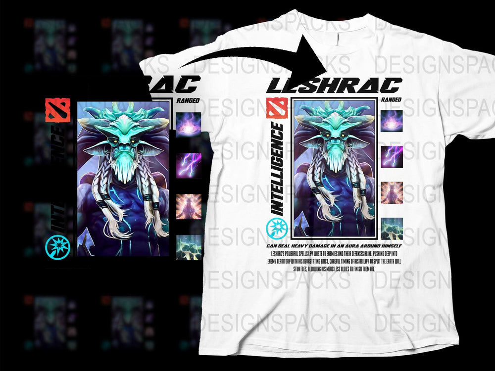 Unique Alien Graphic T-Shirt, Cool Astral Creature Design, Men's Stylish Sci-Fi Tee, White Shirt with Colorful Prints