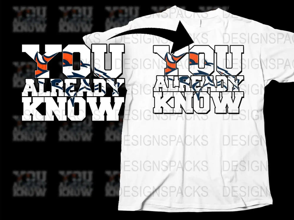 Bold Graphic T-Shirt with 'You Already Know' Slogan, Urban Style Tee, Unisex White Shirt