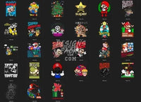 Load image into Gallery viewer, 57 Gaming Designs Bundle PNG
