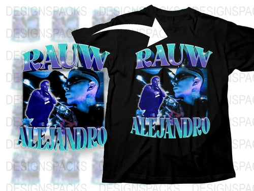 Rauw Alejandro Inspired Graphic Tee, Vibrant Pop Art Style, Music Fan T-Shirt, Unisex Fashion Top