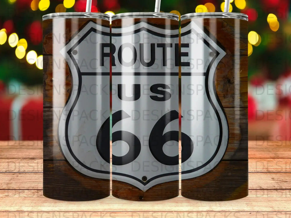Timeless Route US 66 Americana Sign Design Product Type