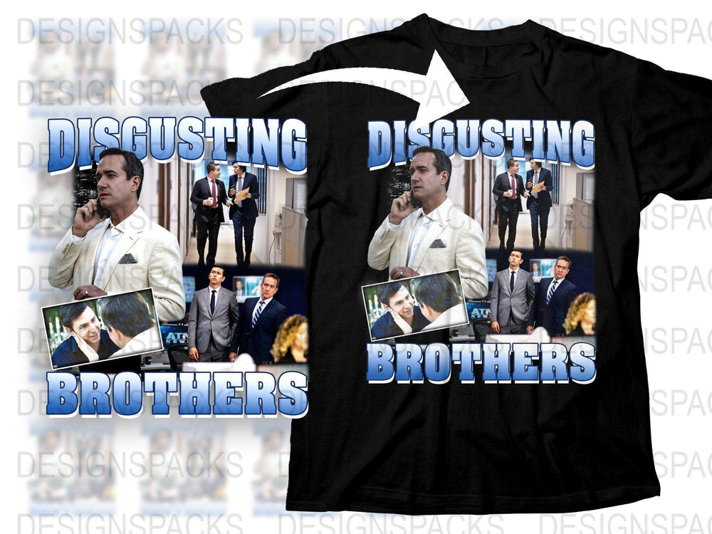 Disgusting Brothers Movie Scene Graphic T-Shirt, Vintage Style Film Tee, Casual Streetwear, Cool Hipster Clothing, Unisex Fashion Top