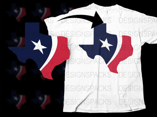 Texas State Flag Graphic T-Shirt, Patriotic Texas Star Casual Tee, Unisex Distressed Print Top