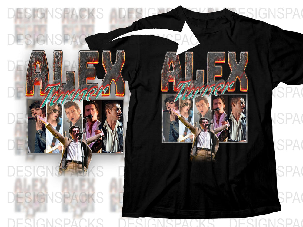 Alex Turner Graphic T-Shirt, Vintage Retro Style Band Tee, Unique Music Fan Gift, Soft Cotton Unisex Shirt
