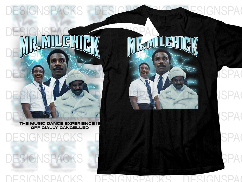 Mr. Milchick Graphic T-Shirt, Retro Style Tee, Music Dance Experience, Vintage Design, Pop Culture Shirt