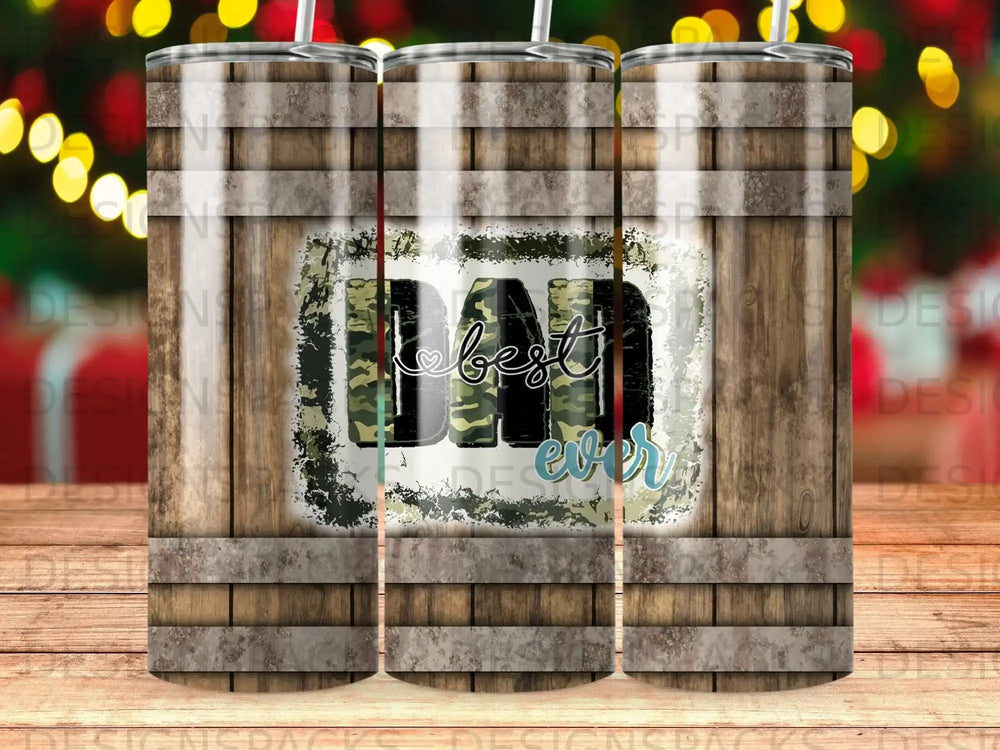 Camo DAD Best Ever Wooden Barrel Design product type