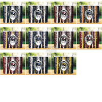 Load image into Gallery viewer, 58 College Sport Teams Messy Bun Tumbler Wrap Bundle Jpg
