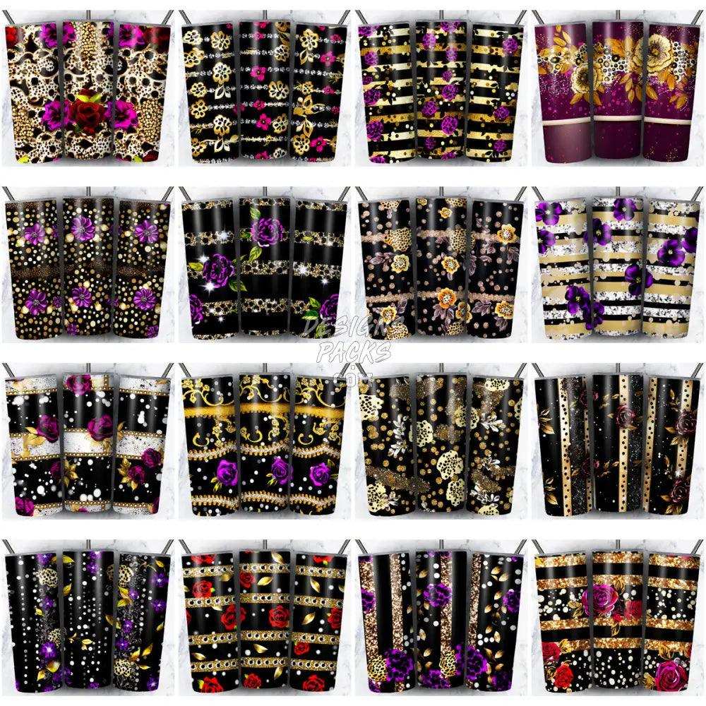 58 Leopard Glitter Tumbler Wrap Bundle Jpg