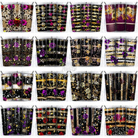 Load image into Gallery viewer, 58 Leopard Glitter Tumbler Wrap Bundle Jpg
