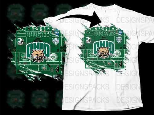 Ohio University Bobcats T-Shirt, NCAA Football Fan Apparel, Vintage Sports Graphic Tee, Unisex Clothing