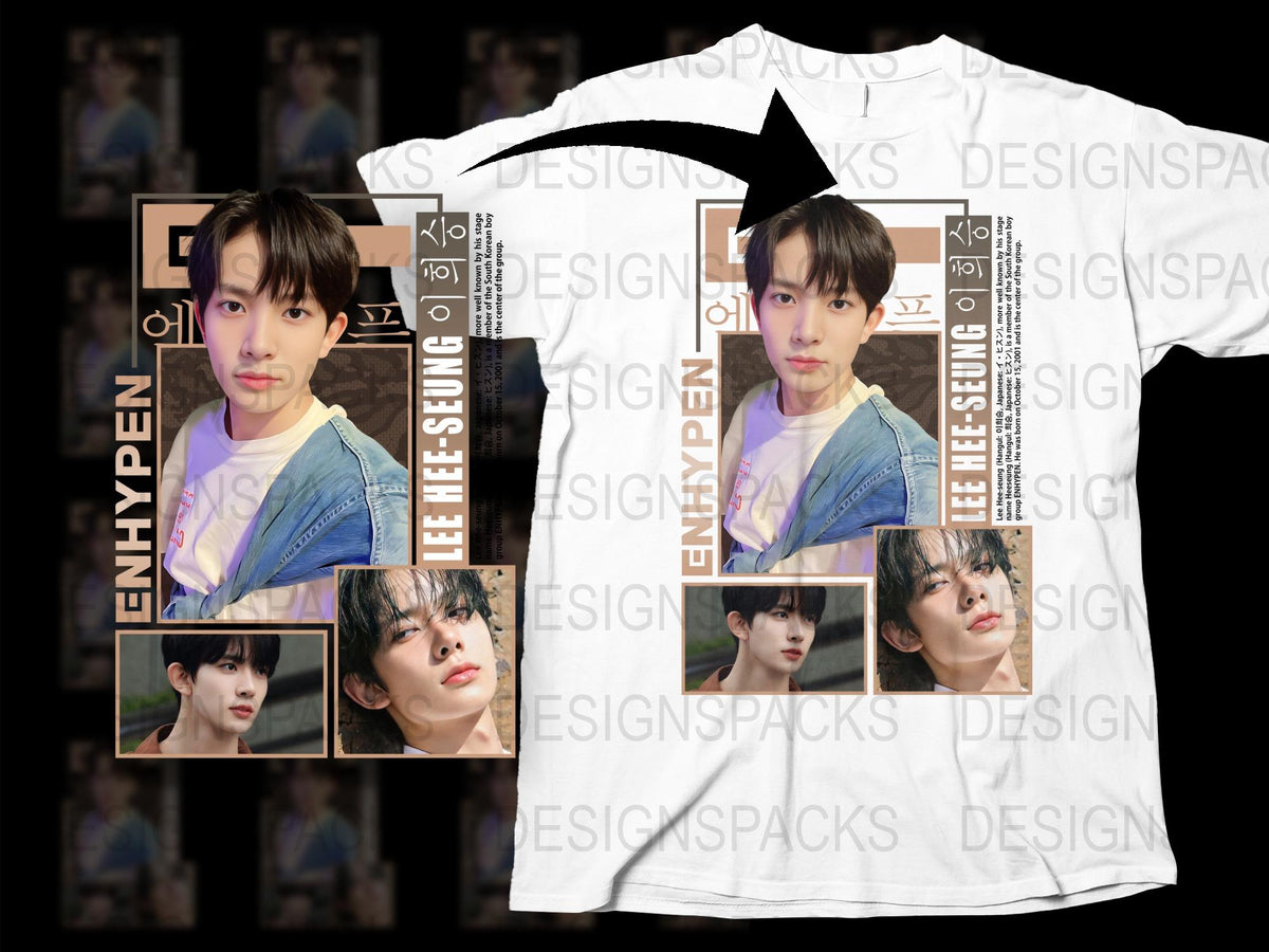 Unisex K-Pop Idol Photo Print T-Shirt, Trendy Music Star Graphic Tee, Stylish Fan Merchandise