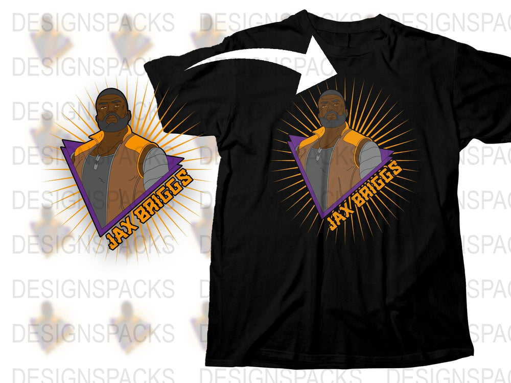 Men's Graphic T-Shirt, Jay Balces Design, Unique Illustration, Stylish Casual Wear, Black Tee with Colorful Print