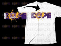 Load image into Gallery viewer, Los Angeles Lakers Dope Graphic T-Shirt Design
